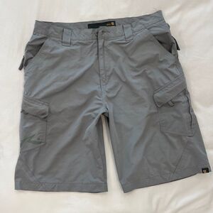 Rusty Men’s Gray Technical Cargo Shorts Size 34 Street Moto Surf
